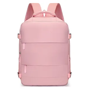 Zaino da viaggio 40x20x25 bagaglio a mano — Rosa — foto 1