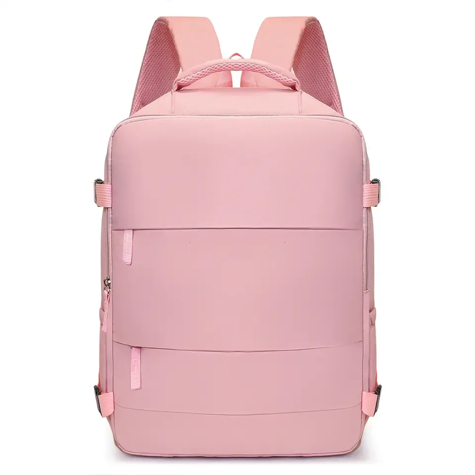 Zaino da viaggio 40x20x25 bagaglio a mano — Rosa
